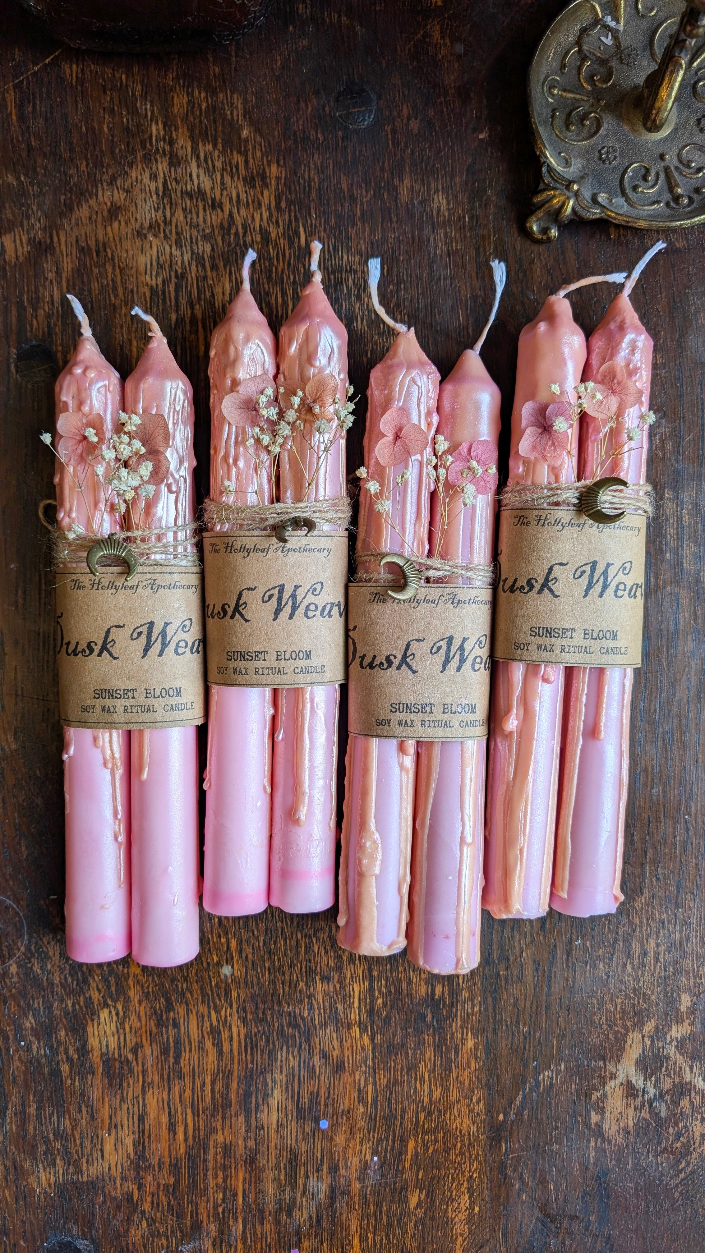Dusk Weaver Ritual Pillar Candles