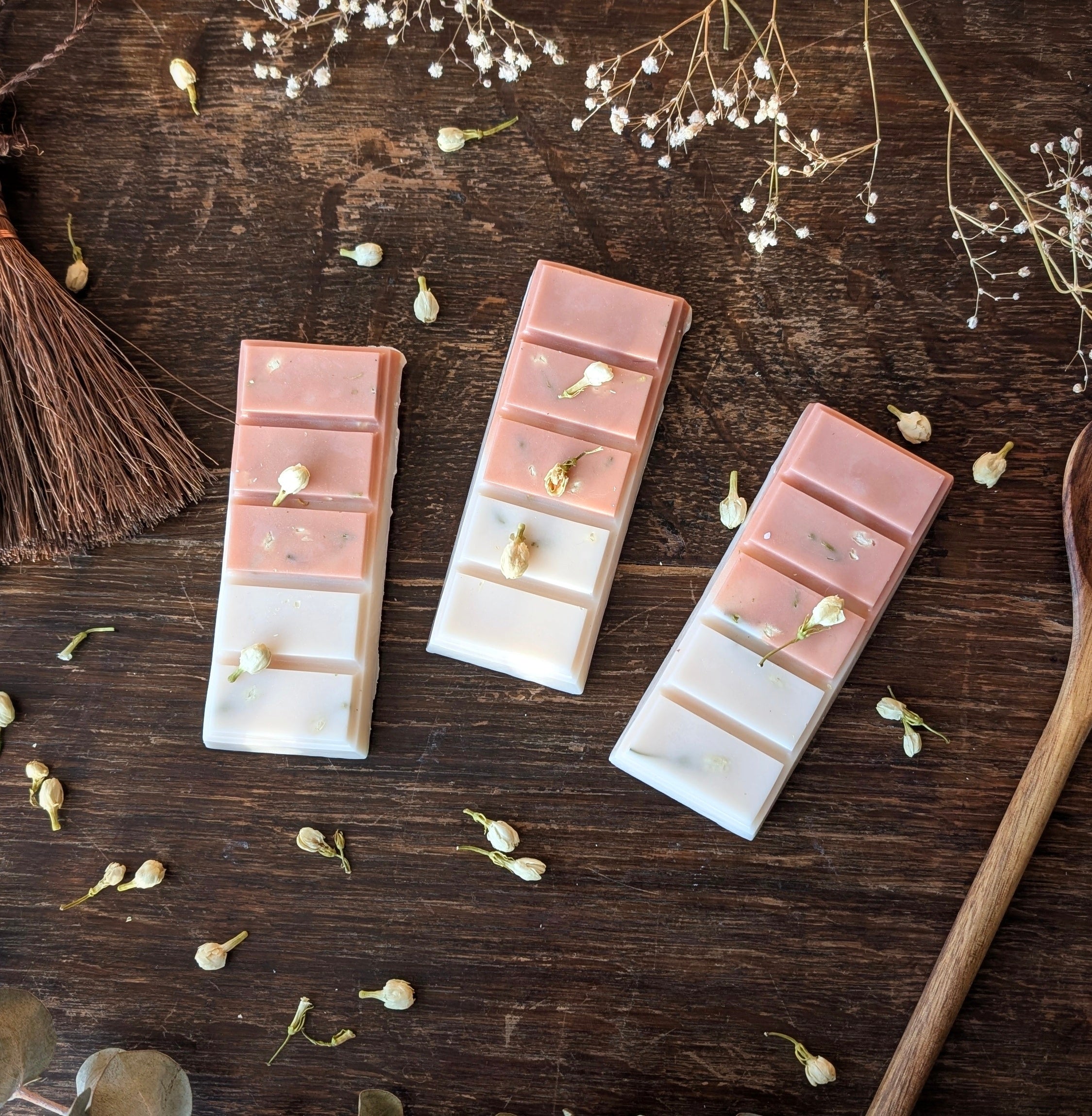 Nectar & Lace Wax Bar • Honey & Vanilla Fragrance • Jasmine Botanicals