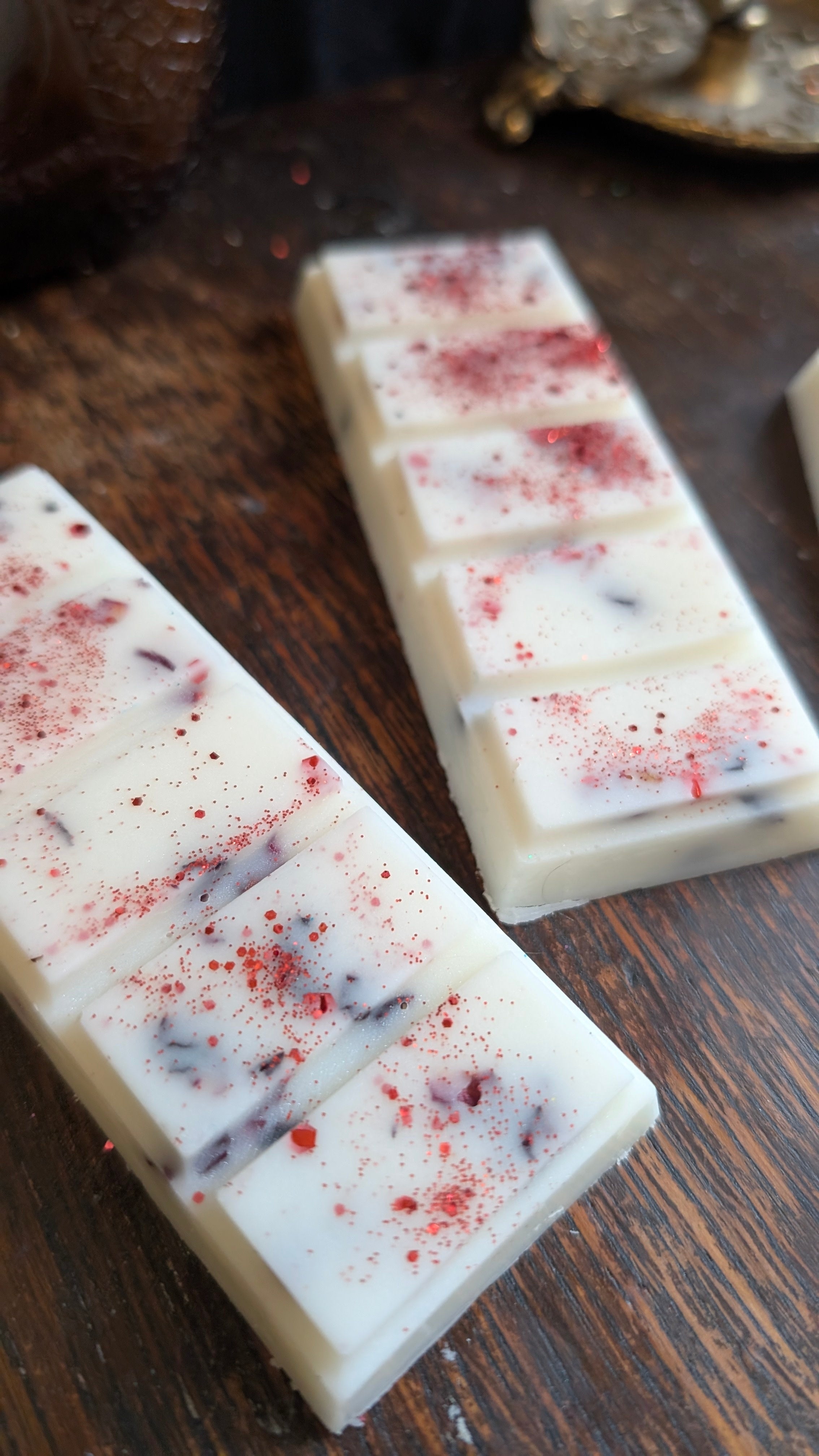 Persephones Garden Wax Bar • Pomegranate Noir Fragrance • Rose Petal Botanicals