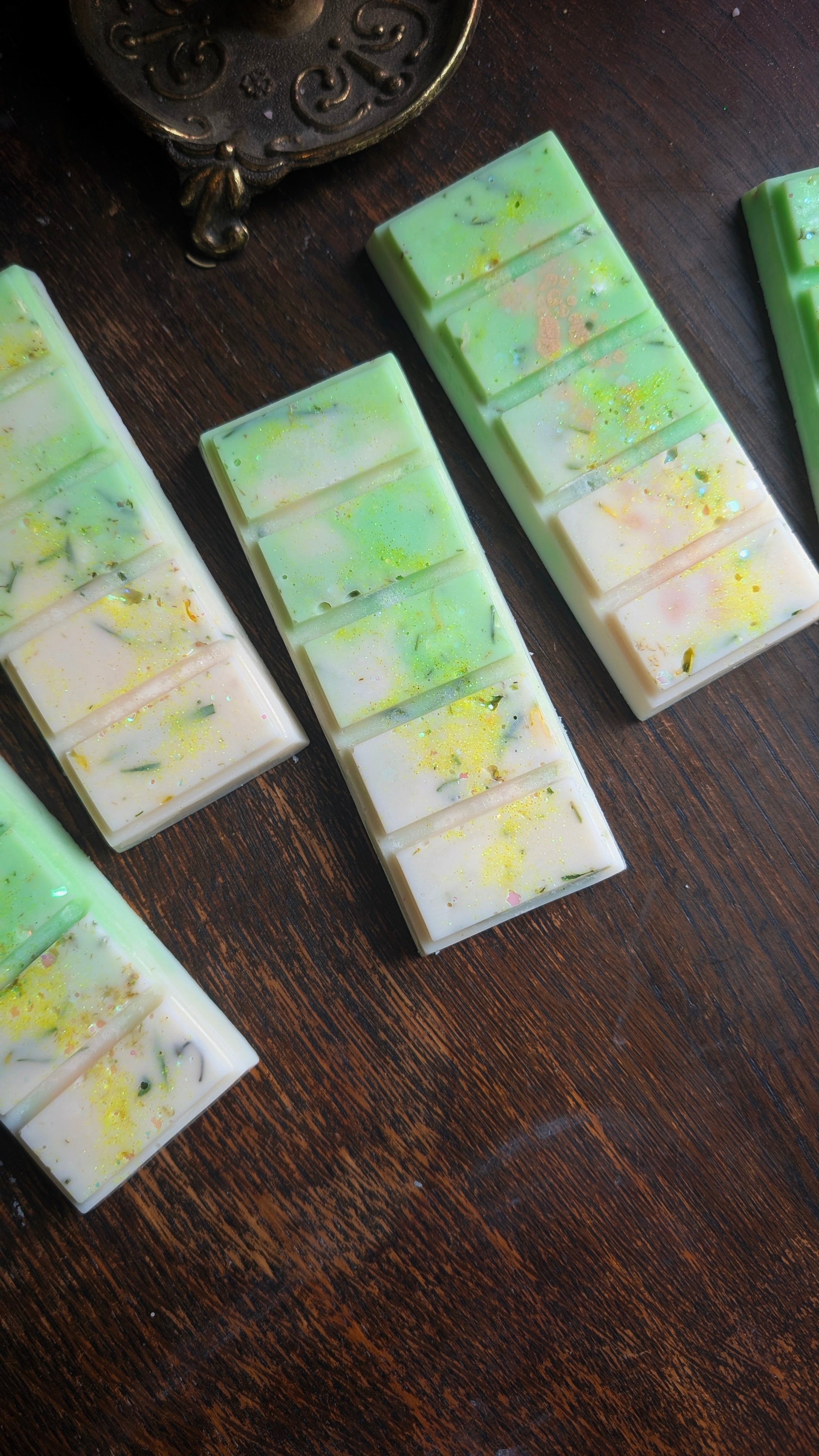 Enchanted Meadow Wax Bar • Spring Awakening Fragrance • Lemongrass Botanicals