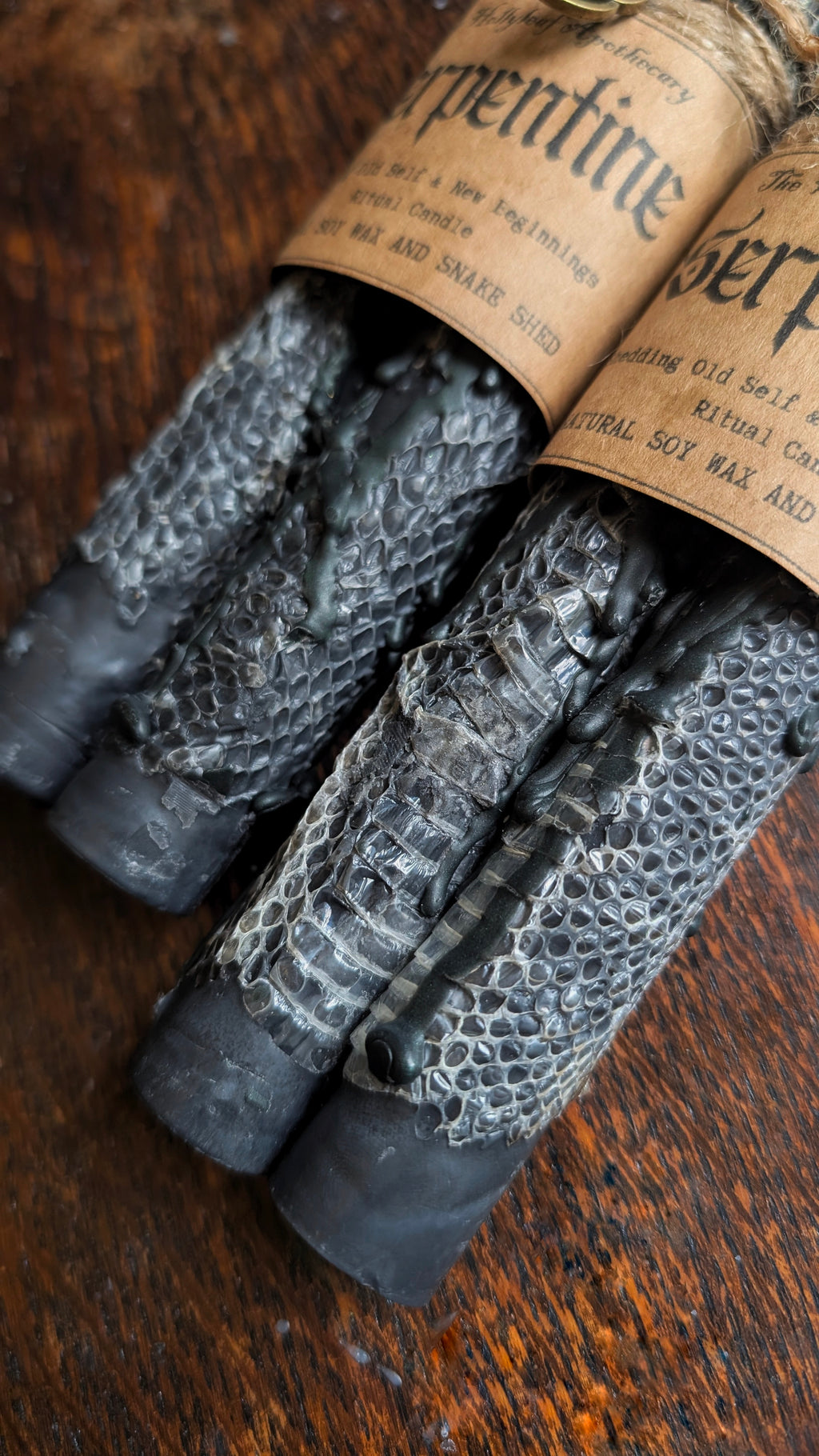 Serpentine Ritual Pillar Candles
