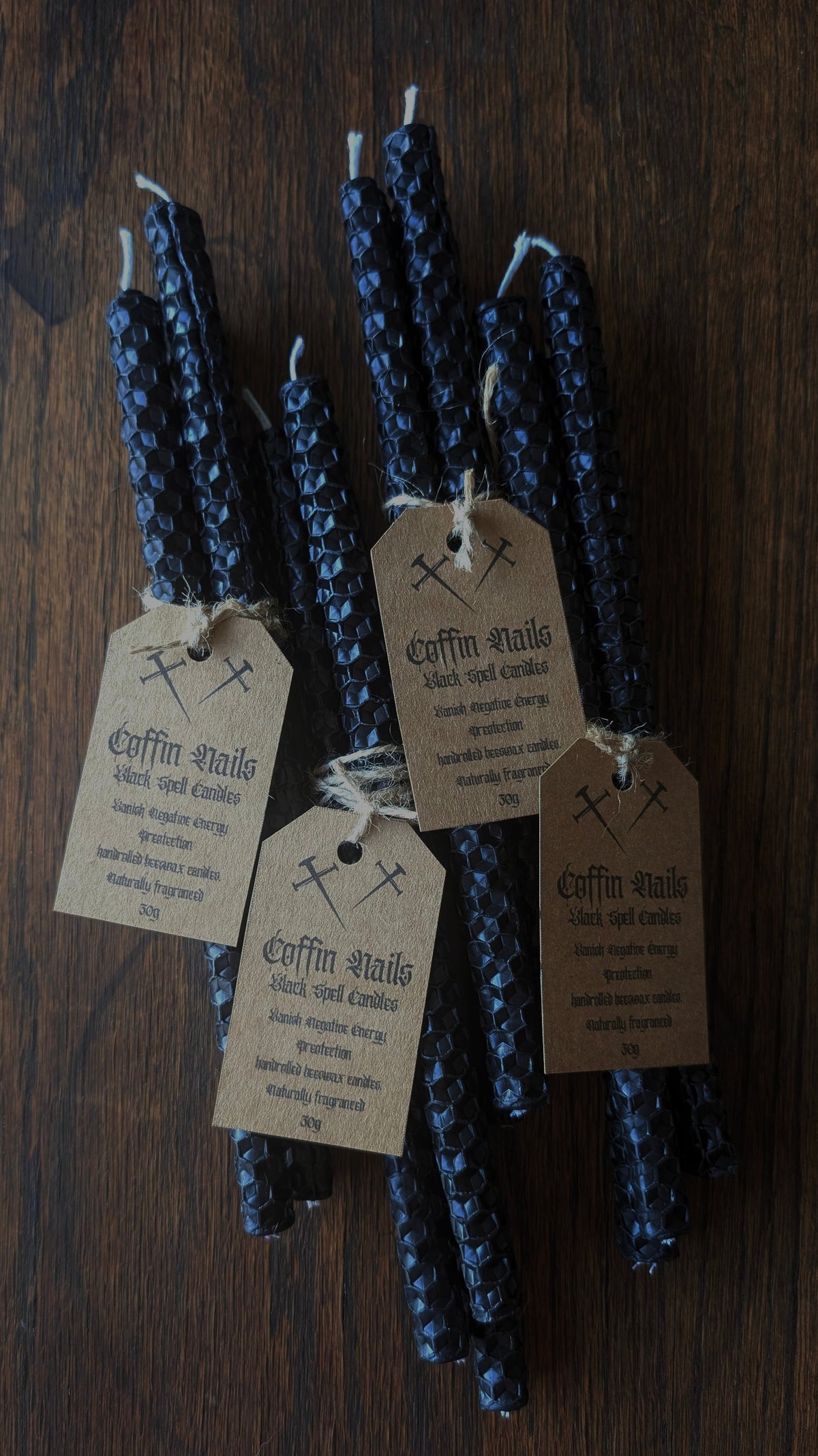 Coffin Nails Ritual Candle Pack • Set of 3