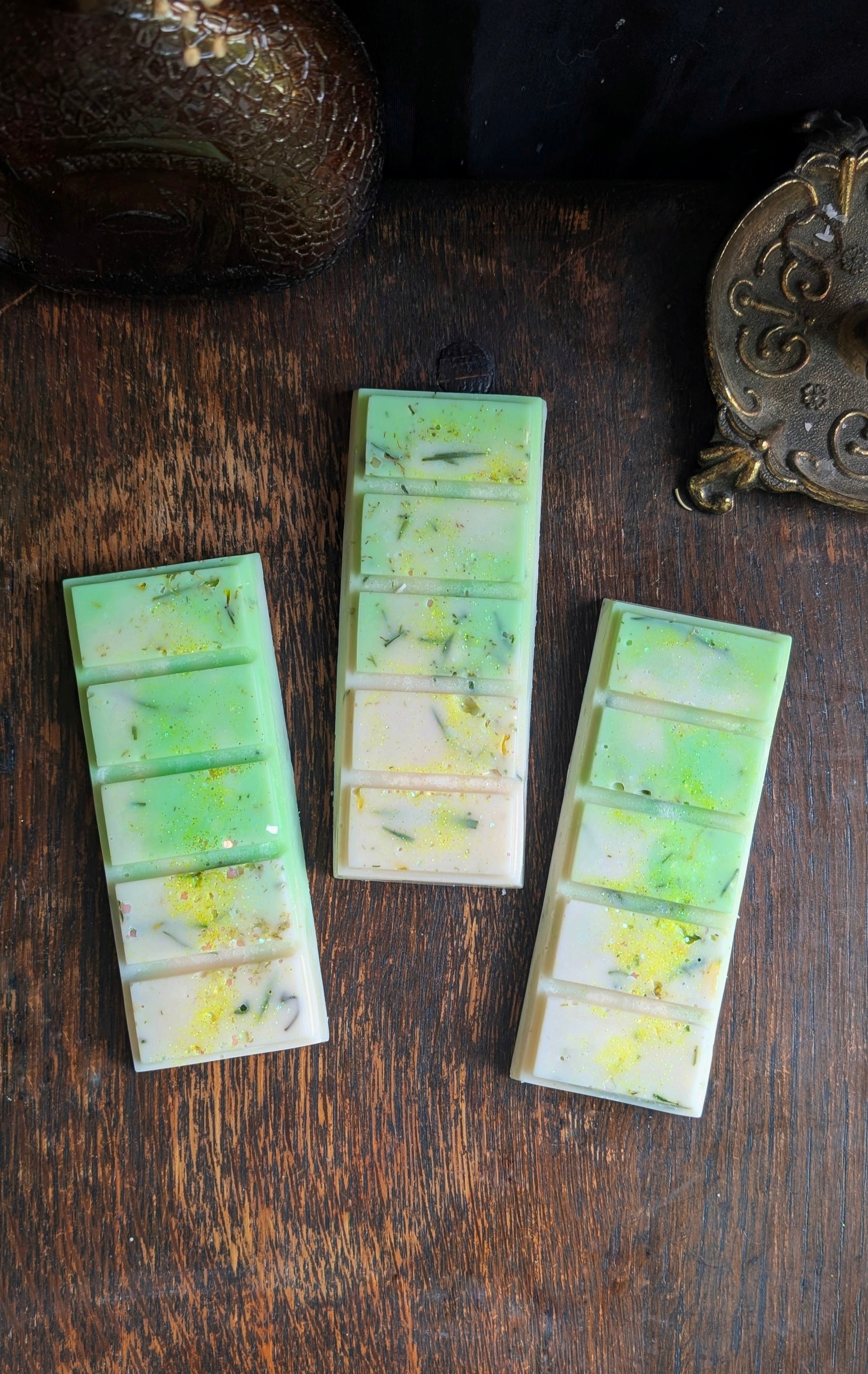 Enchanted Meadow Wax Bar • Spring Awakening Fragrance • Lemongrass Botanicals