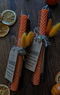 Samhain Ritual Pillar Candles • The Witches Harvest • Set of Three