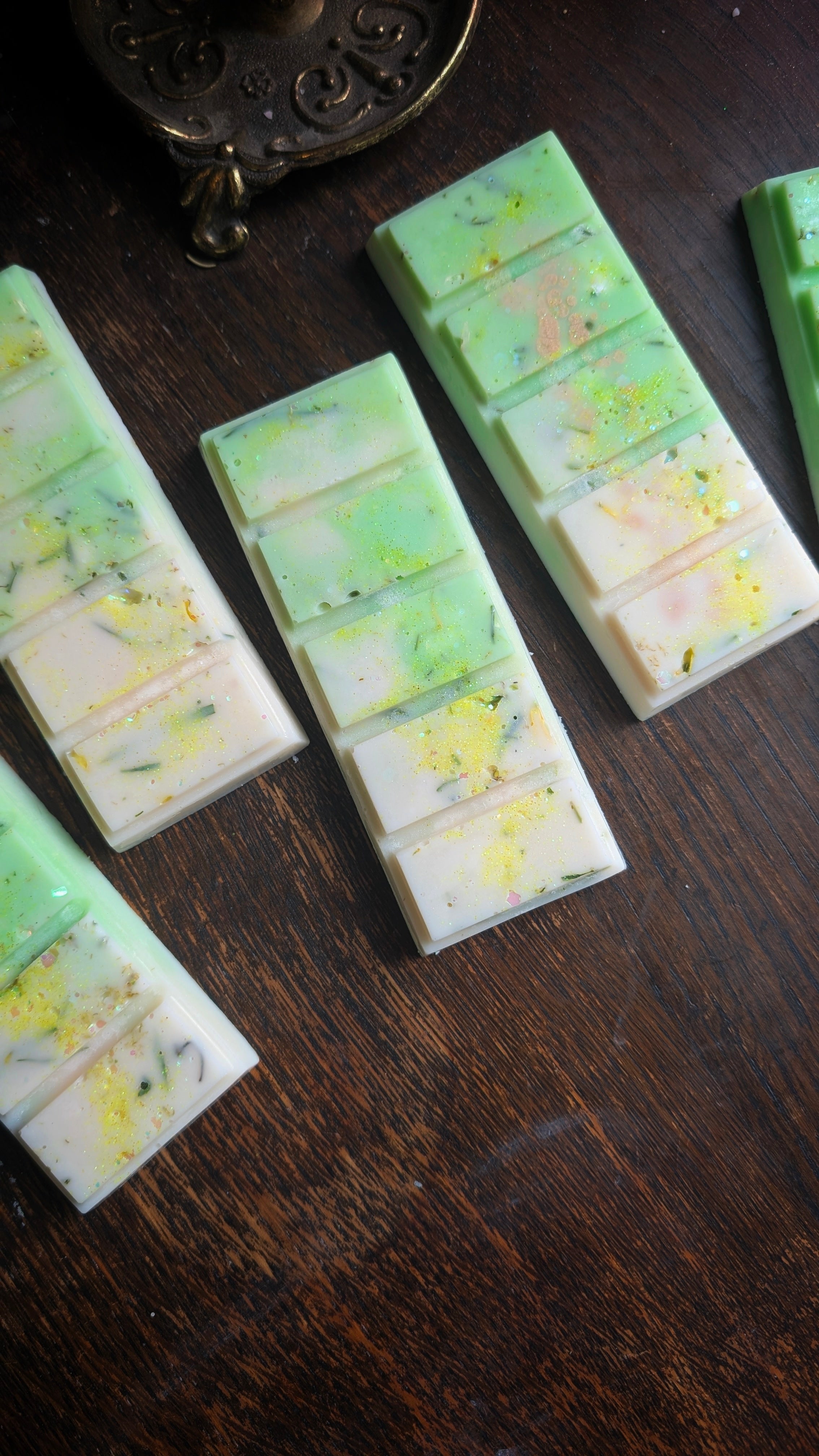 Enchanted Meadow Wax Bar • Spring Awakening Fragrance • Lemongrass Botanicals