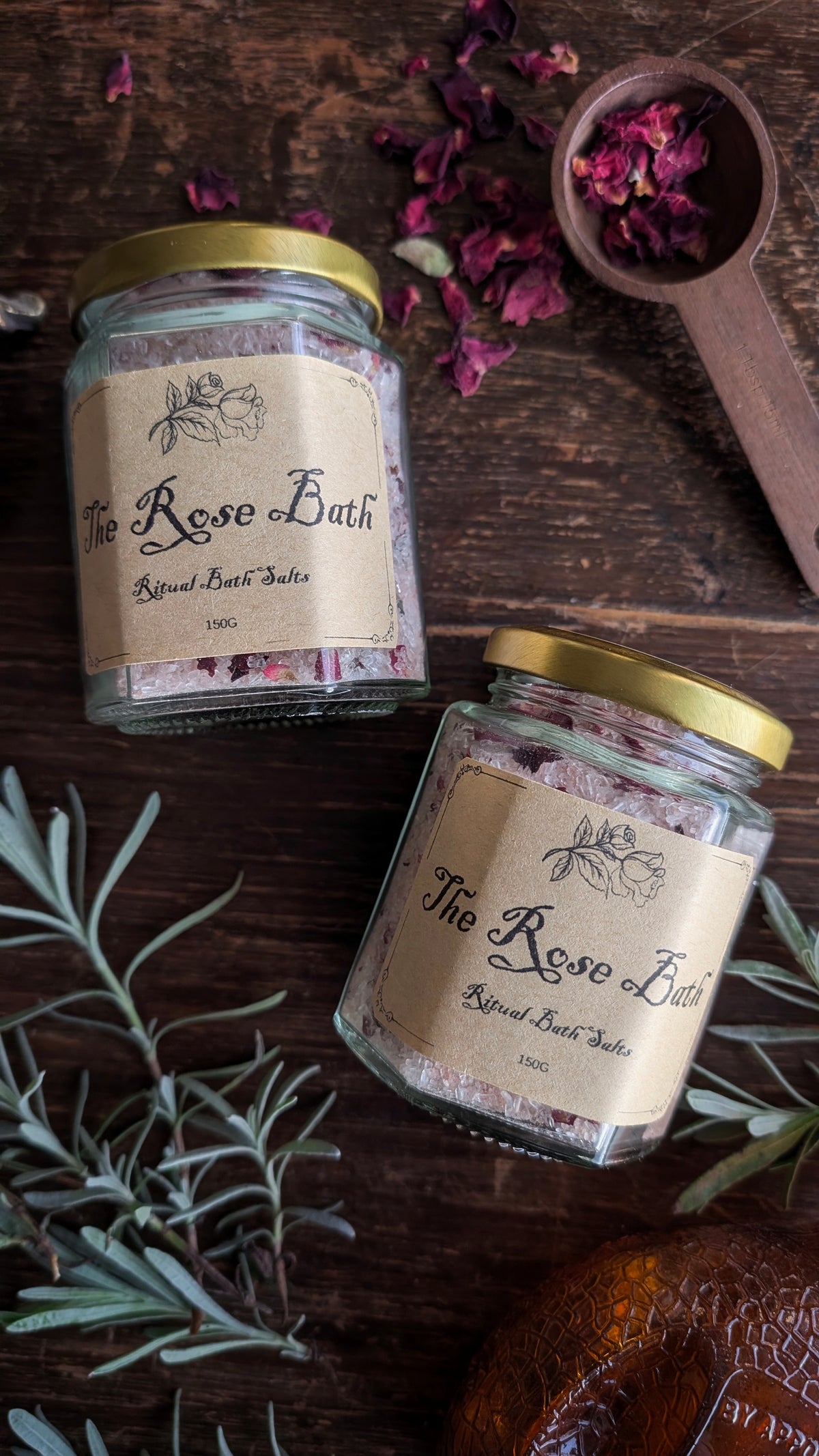 The Rose Bath •Ritual Bath Salts • Self Love & Self Care