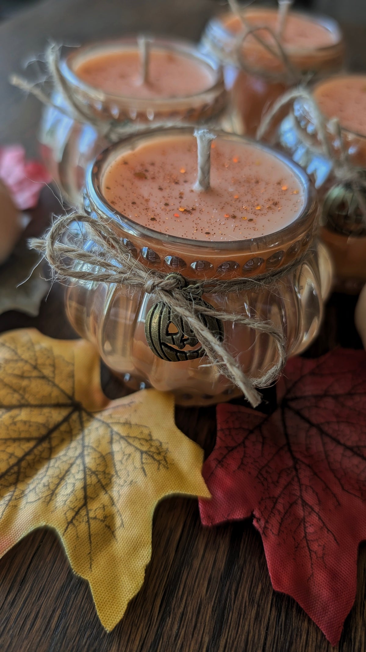 Cosy Cottage Pumpkin Candle • Vintage Candle Jar • Pumpkin Spice & Vanilla Fragrance