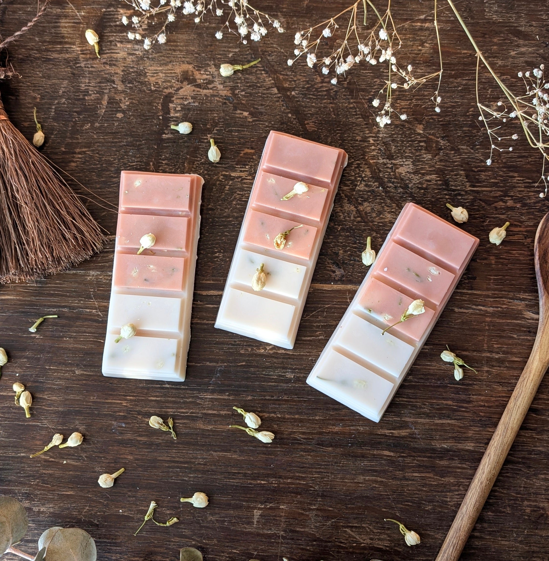 Nectar & Lace Wax Bar • Honey & Vanilla Fragrance • Jasmine Botanicals