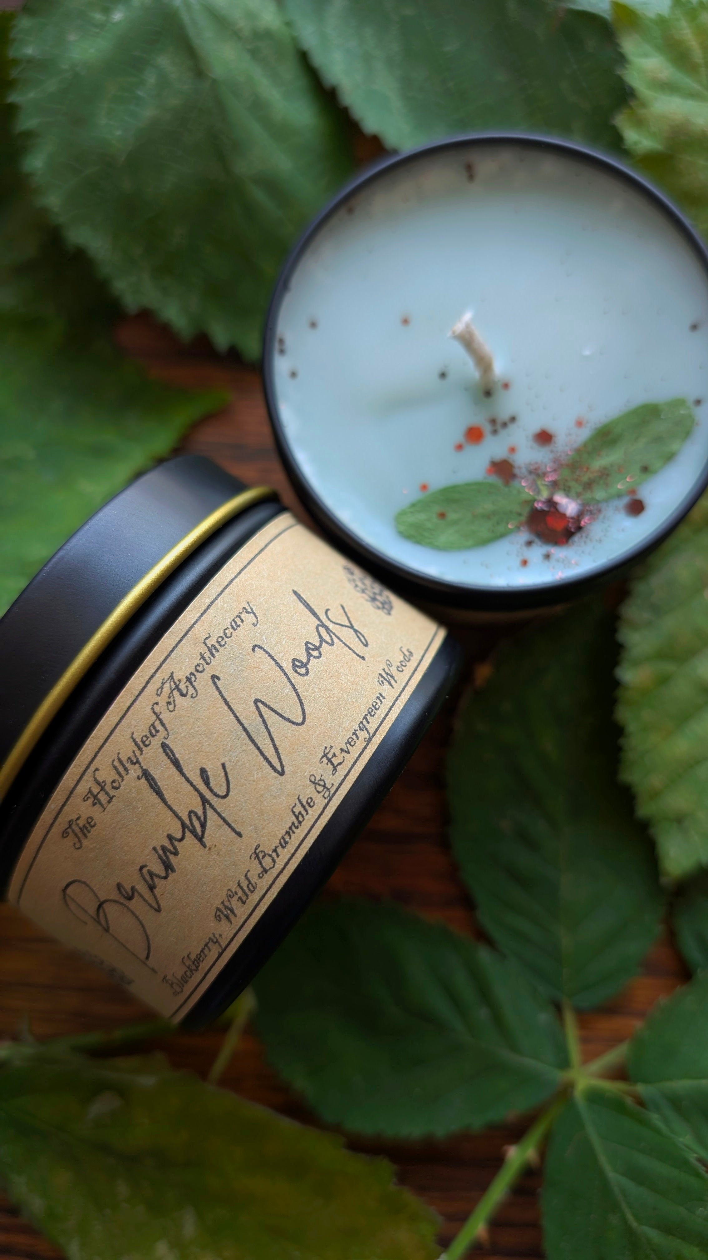 Bramble Woods Candle • Blackberry, Wild Bramble & Evergreen Woods Fragrance • 4OZ