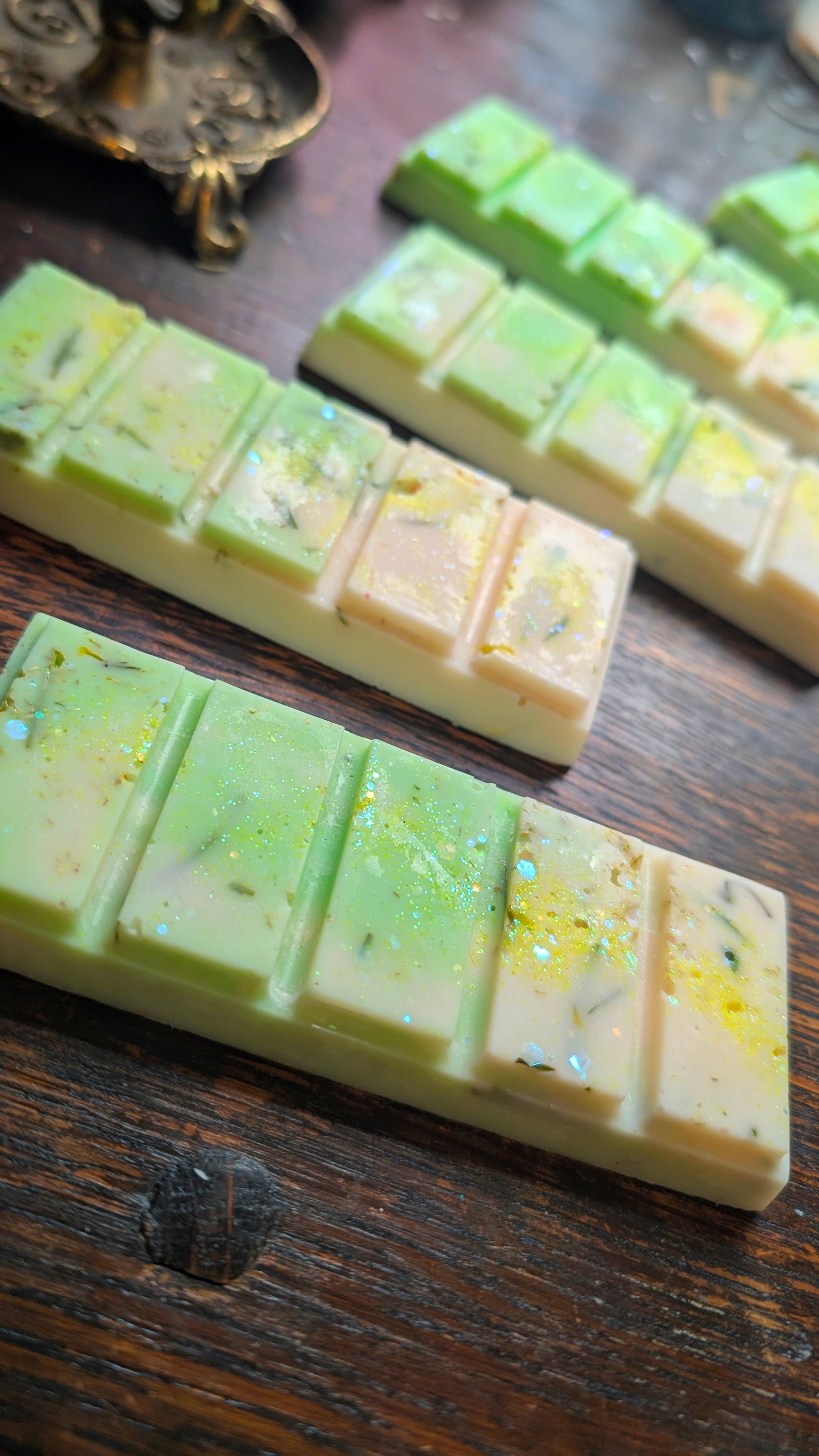 Enchanted Meadow Wax Bar • Spring Awakening Fragrance • Lemongrass Botanicals