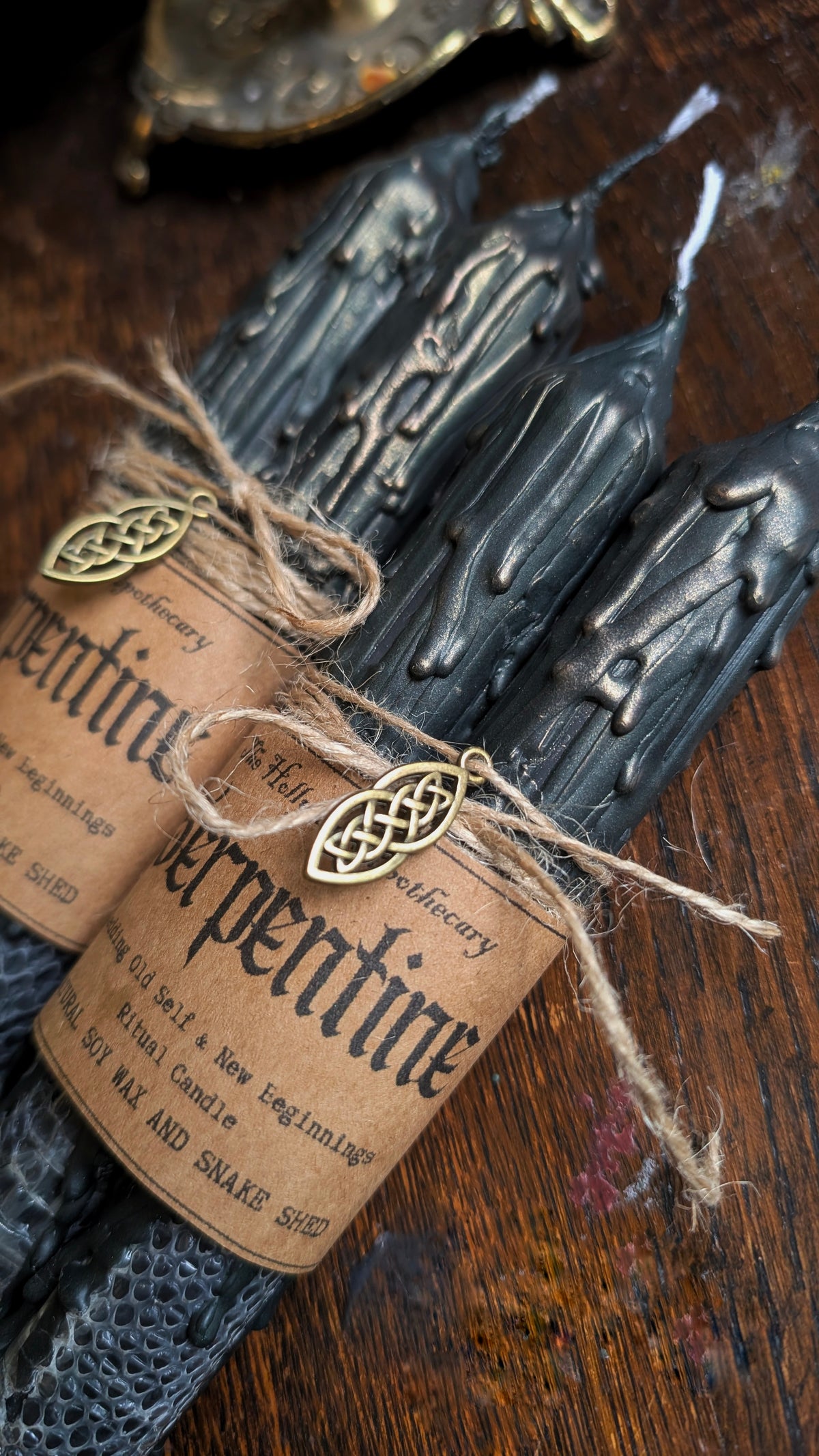 Serpentine Ritual Pillar Candles