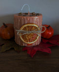 Autumn Halloween Candle • Arcane Pillar Candle Collection • Pumpkin Spice & Vanilla Fragrance